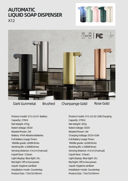 Automatic Foam Soap Dispenser (Stainless Still)