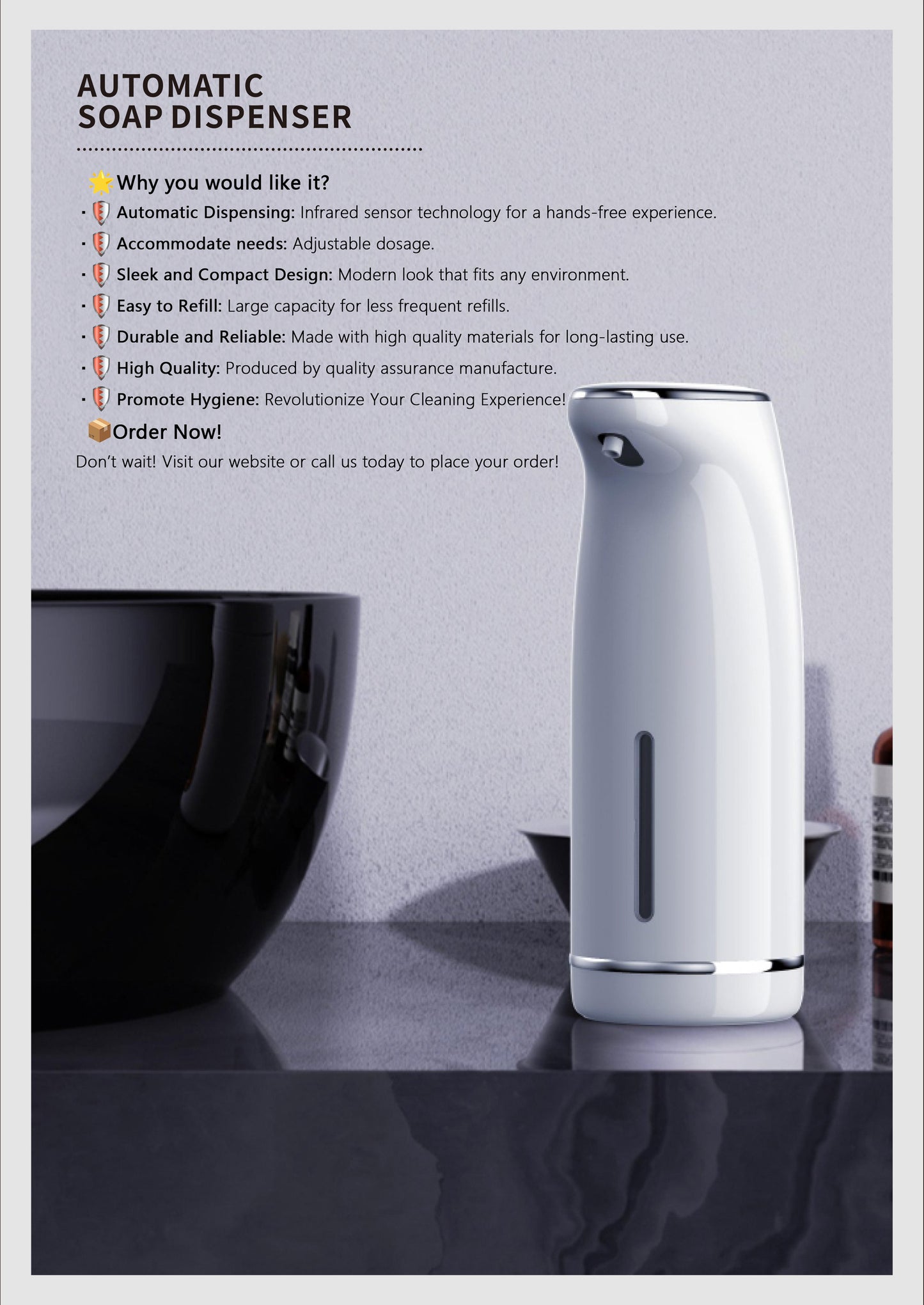 Automatic Foam Soap Dispenser (X16)