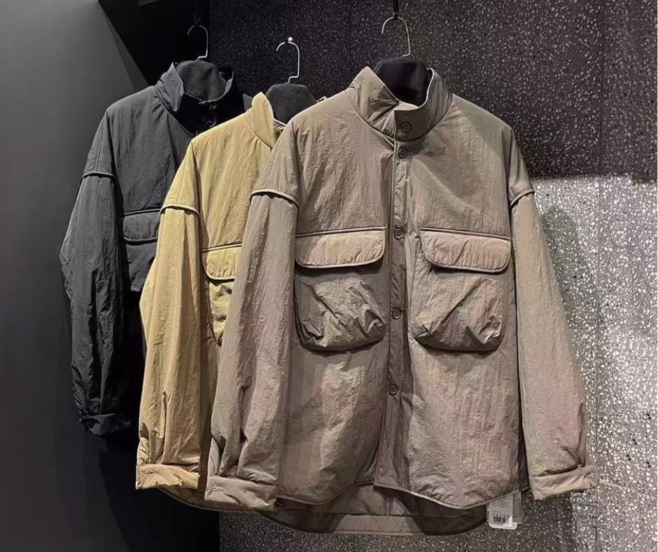 Men's Stylish Utility Jacket (Chest Pockets)