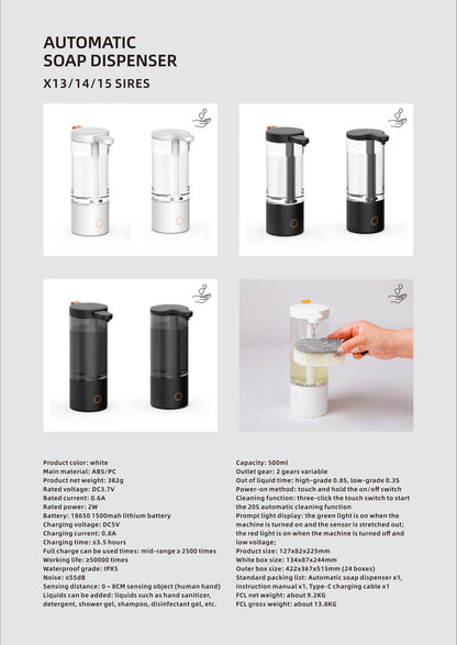 Automatic Dish Soap Dispenser (Round)